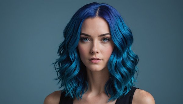 Idées inspirantes pour obtenir des cheveux bleus vibrants